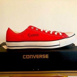 Carrie Movie Converse low top special edition - size 9.5 mens
